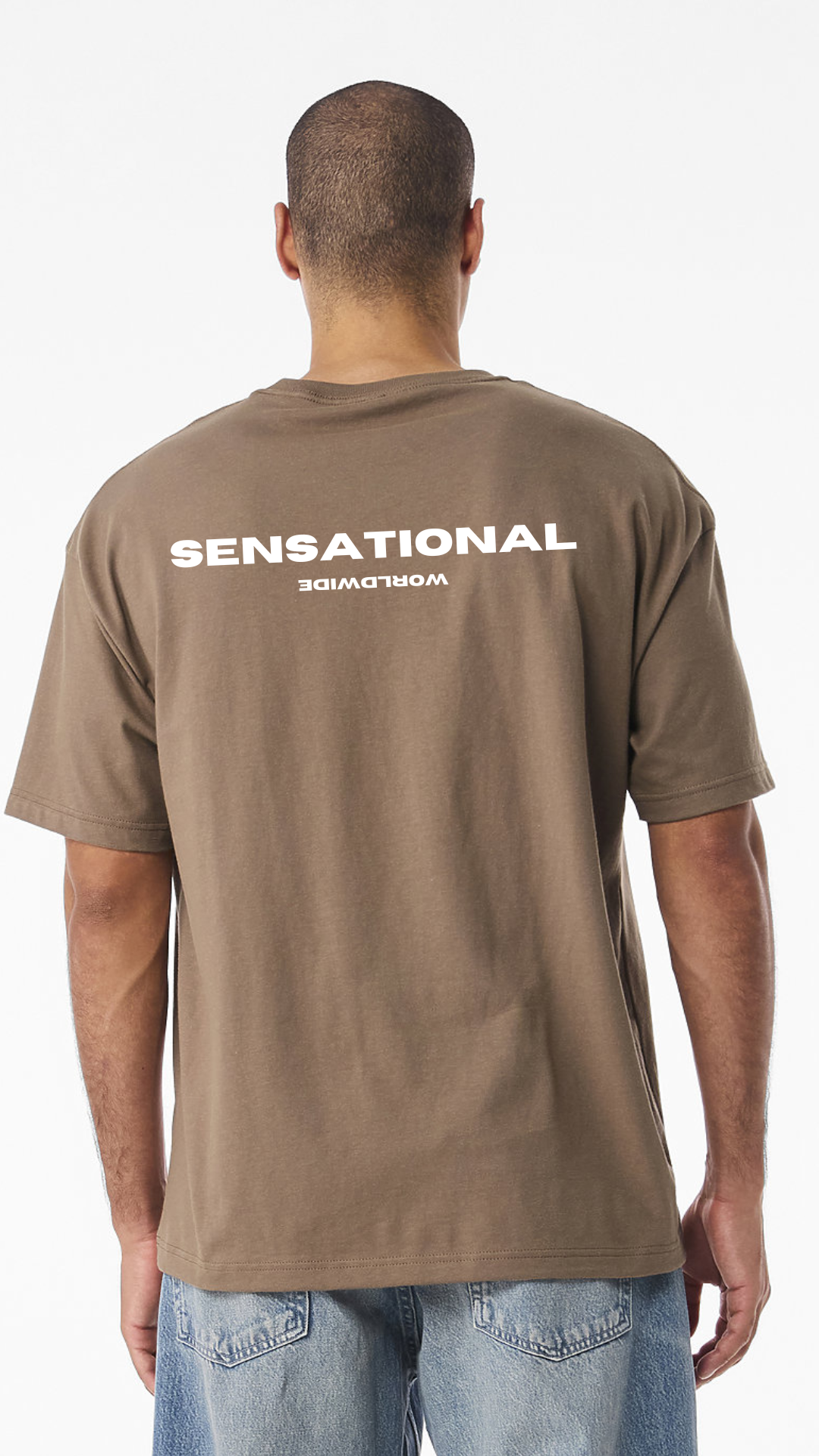 SENSATIONAL Heavyweight Brown T-Shirt